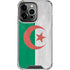 Algeria Flag Distressed iPhone 14 Pro Clear Case